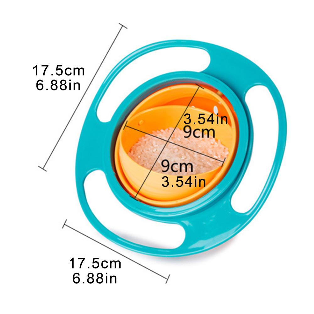 0617 Portable Feeding Toddler 360 Degree Rotating Dish - SkyShopy 0617 Portable Feeding Toddler 360 Degree Rotating Dish - SkyShopy